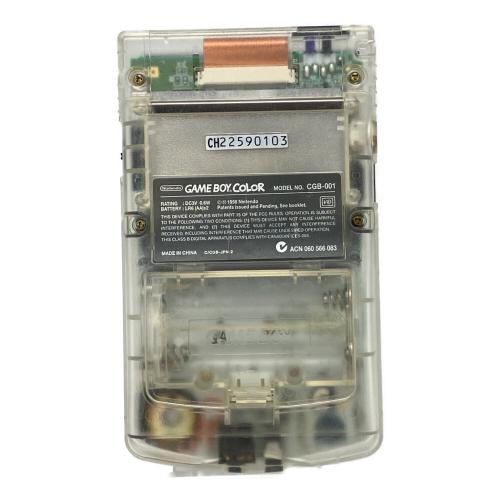 Nintendo (ニンテンドー) GAMEBOY COLOR CGB-001 スケルトンクリア