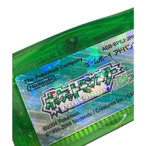 ポケットモンスター エメラルド ゲームボーイアドバンス用ソフト -