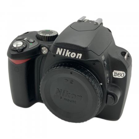 動作確認済 Nikon D60 シャッター回数11245 デジタル一眼レフ 本体 Nikon (ニコン) デジタル一眼レフカメラ D60 ※動作未確認｜トレファク