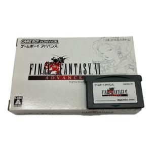 スクウェア・エニックス ファイナルファンタジーVI アドバンス ゲームボーイアドバンス用ソフト CERO A (全年齢対象)