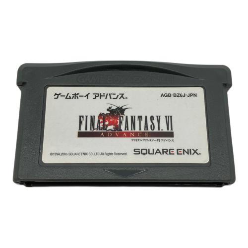 スクウェア・エニックス ファイナルファンタジーVI アドバンス ゲームボーイアドバンス用ソフト CERO A (全年齢対象)