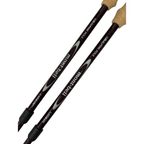 mont-bell (モンベル) トレッキングポール ワインレッド アルパインポール CARBON