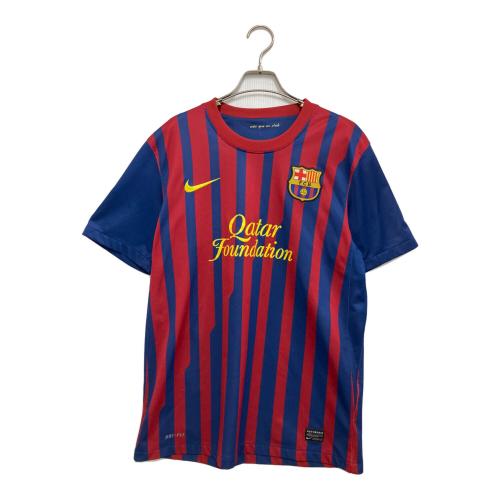 AUTHENTIC (オーセンティック) ゲームシャツ バルセロナ FC ユニフォーム メンズ SIZE M ネイビー×ワインレッド