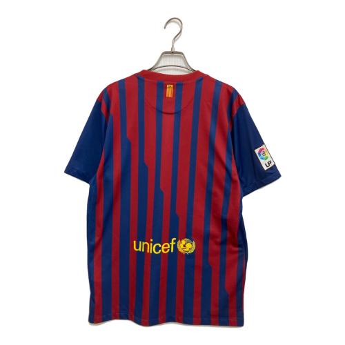 AUTHENTIC (オーセンティック) ゲームシャツ バルセロナ FC ユニフォーム メンズ SIZE M ネイビー×ワインレッド