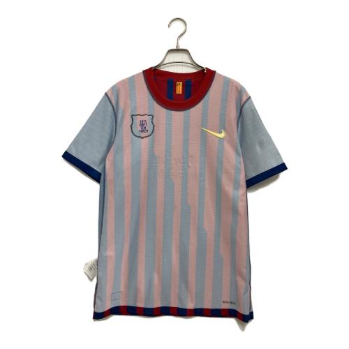 AUTHENTIC (オーセンティック) ゲームシャツ バルセロナ FC ユニフォーム メンズ SIZE M ネイビー×ワインレッド