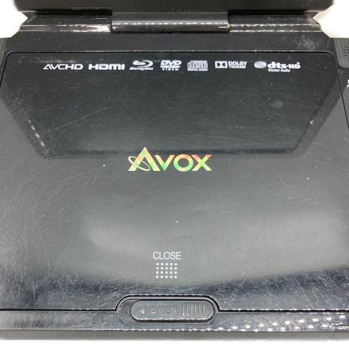 AVOX (アボックス) ポータブルDVDプレーヤー APBD-1030 本体キズ有 10インチ