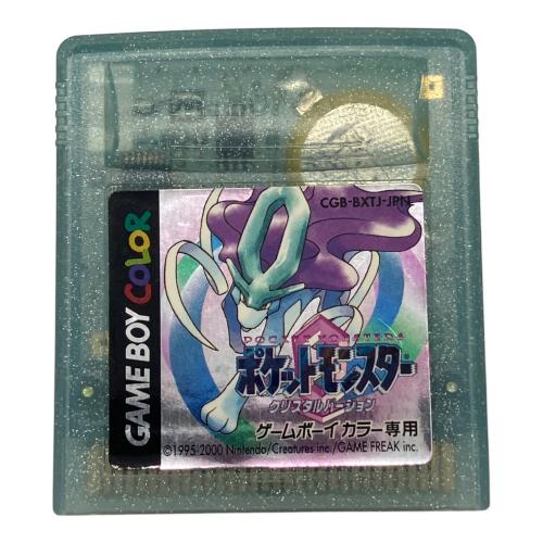 ポケットモンスタークリスタル カラー専用 ゲームボーイ用ソフト -