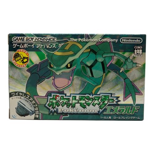 ポケットモンスター エメラルド ゲームボーイアドバンス用ソフト CERO A (全年齢対象)