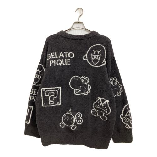 gelato pique (ジェラートピケ) ルームウェアセットアップ マリオ ベビモコアソートジャガードプルオーバー SIZE L