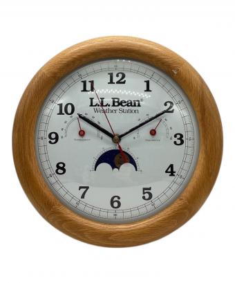 L.L.Bean (エルエルビーン) 掛時計 weather station ムーンフェイズ カケ有