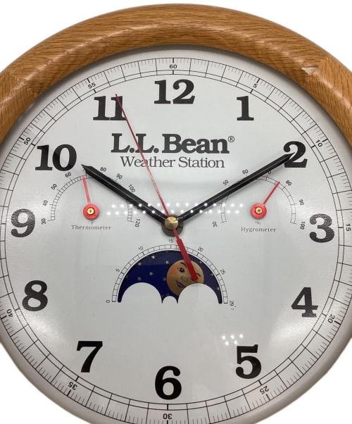 LLBean 掛け時計 ムーンフェイズ weather station L.L.Bean (エルエルビーン) 掛時計 weather station ムーンフェイズ
