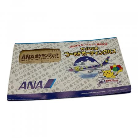 ポケモン キャラクターグッズ オリジナルゴールドボーディングパス No