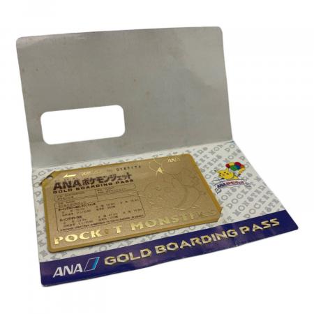 ANA ゴールドボーディングパス　ピカチュウ　PSA まとめ売り 4セット ポケモン キャラクターグッズ オリジナルゴールドボーディング