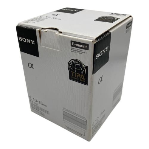SONY (ソニー) 広角ズームレンズ SEL1018 E 10-18mm F4 OSS αEマウント 1818554