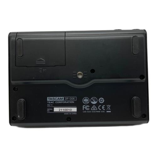 TASCAM (タスカム) マルチトラックレコーダー DP-006 動作確認済