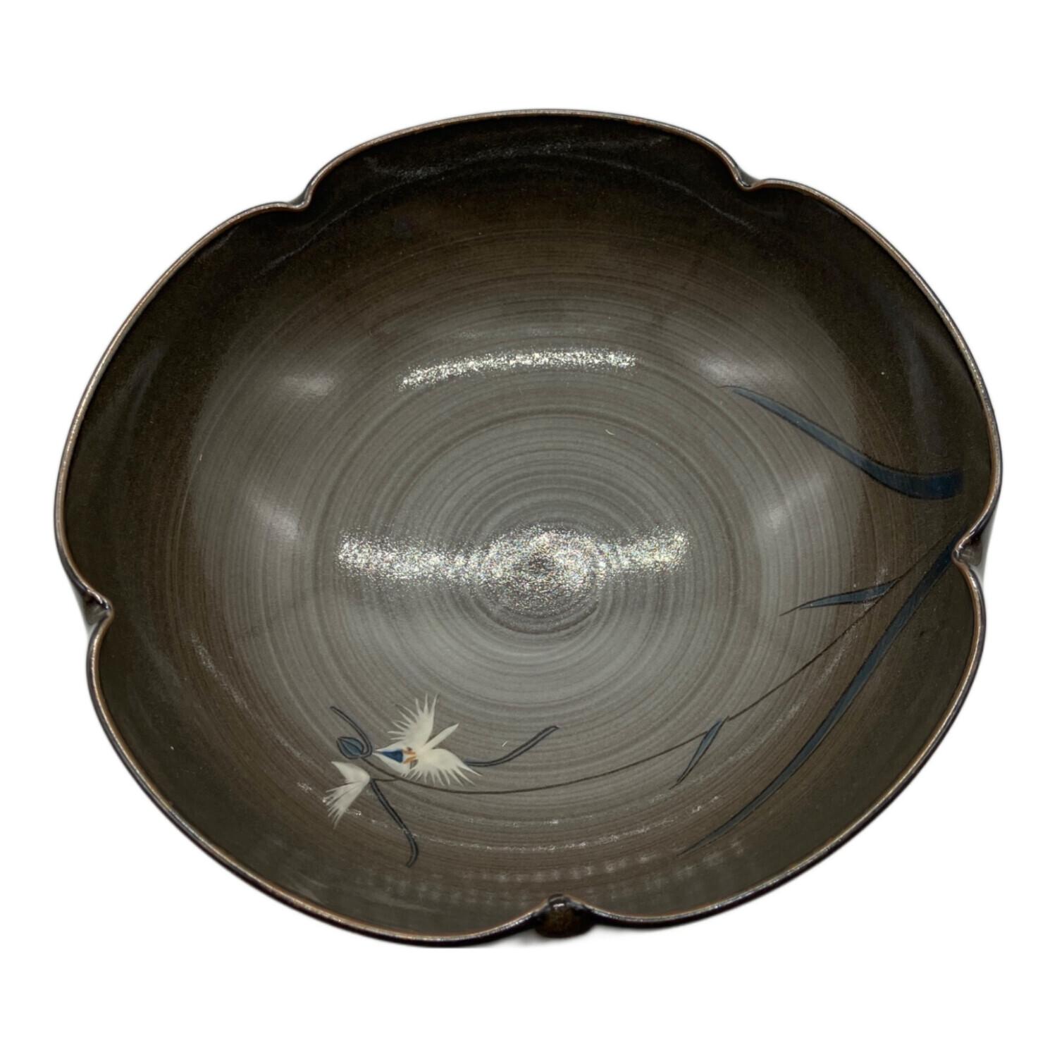 菓子鉢　現川焼　13代横石臥牛作 菓子鉢 現川焼 13代横石臥牛作 菓子鉢 現川焼 13代