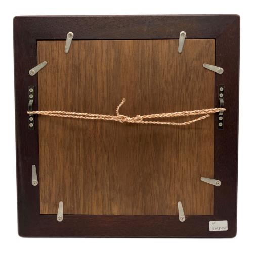 畑萬陶苑 (ハタマントウエン) 陶板画 染錦ざくろ絵