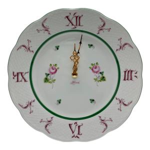 Herend (ヘレンド) 掛時計 ウィーンのバラ 箱付