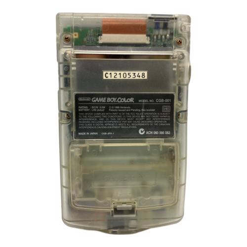 Nintendo (ニンテンドー) GAMEBOY COLOR スケルトンカラー CGB-001 動作確認済み C12105348