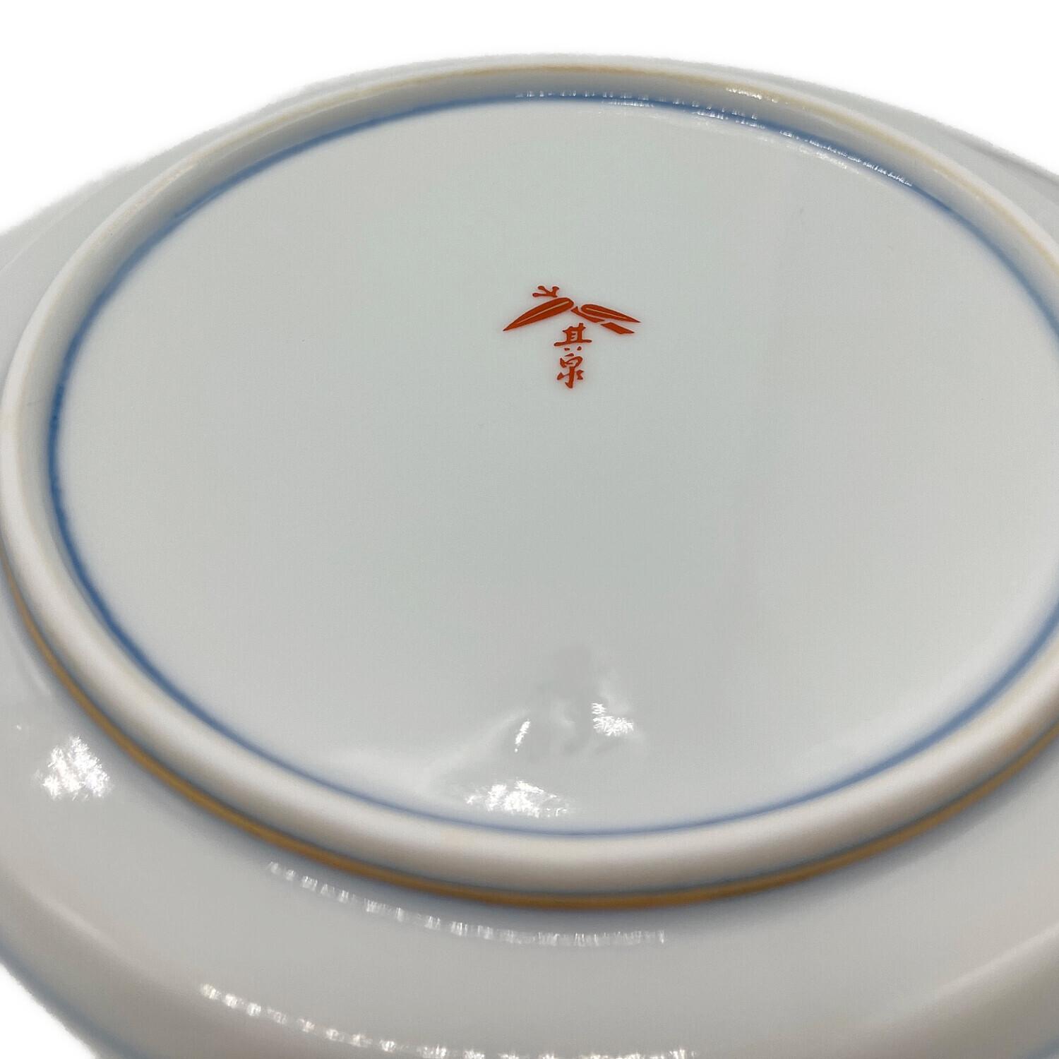 其泉 (キセン) プレート 鹿鳴館 赤濃金彩唐草 2Pセット｜トレファクONLINE