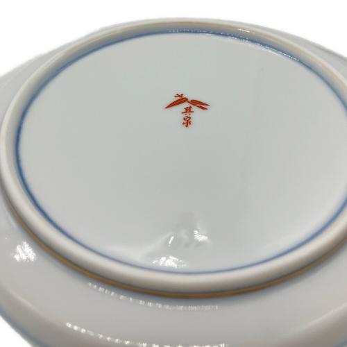 其泉 (キセン) プレート 鹿鳴館 赤濃金彩唐草 2Pセット
