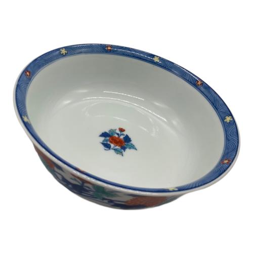 十二代今泉今右衛門 (ジュウニダイイマイズミイマエモン) 錦岩花絵菓子器