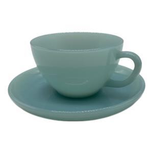 Fire King (ファイヤーキング) カップ&ソーサー ブルー