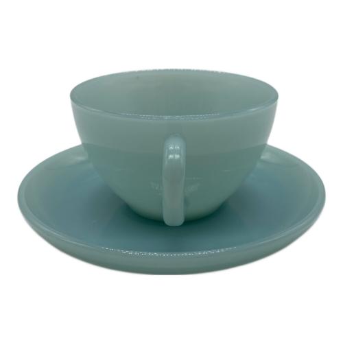 Fire King (ファイヤーキング) カップ&ソーサー ブルー