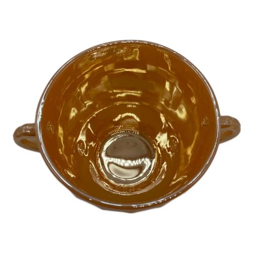 Fire King (ファイヤーキング) シュガーポット&クリーマー ピーチラスター ANCHORHOCKING