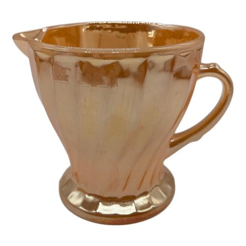 Fire King (ファイヤーキング) シュガーポット&クリーマー ピーチラスター ANCHORHOCKING