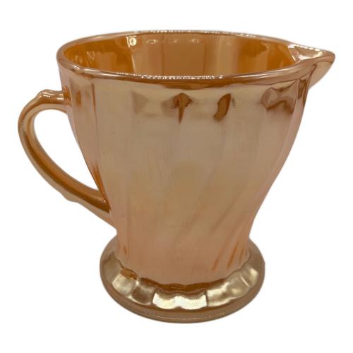 Fire King (ファイヤーキング) シュガーポット&クリーマー ピーチラスター ANCHORHOCKING