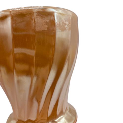 Fire King (ファイヤーキング) シュガーポット&クリーマー ピーチラスター ANCHORHOCKING