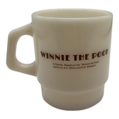 Fire King (ファイヤーキング) マグカップ くまのプーさん [Winter] ライトアイボリー