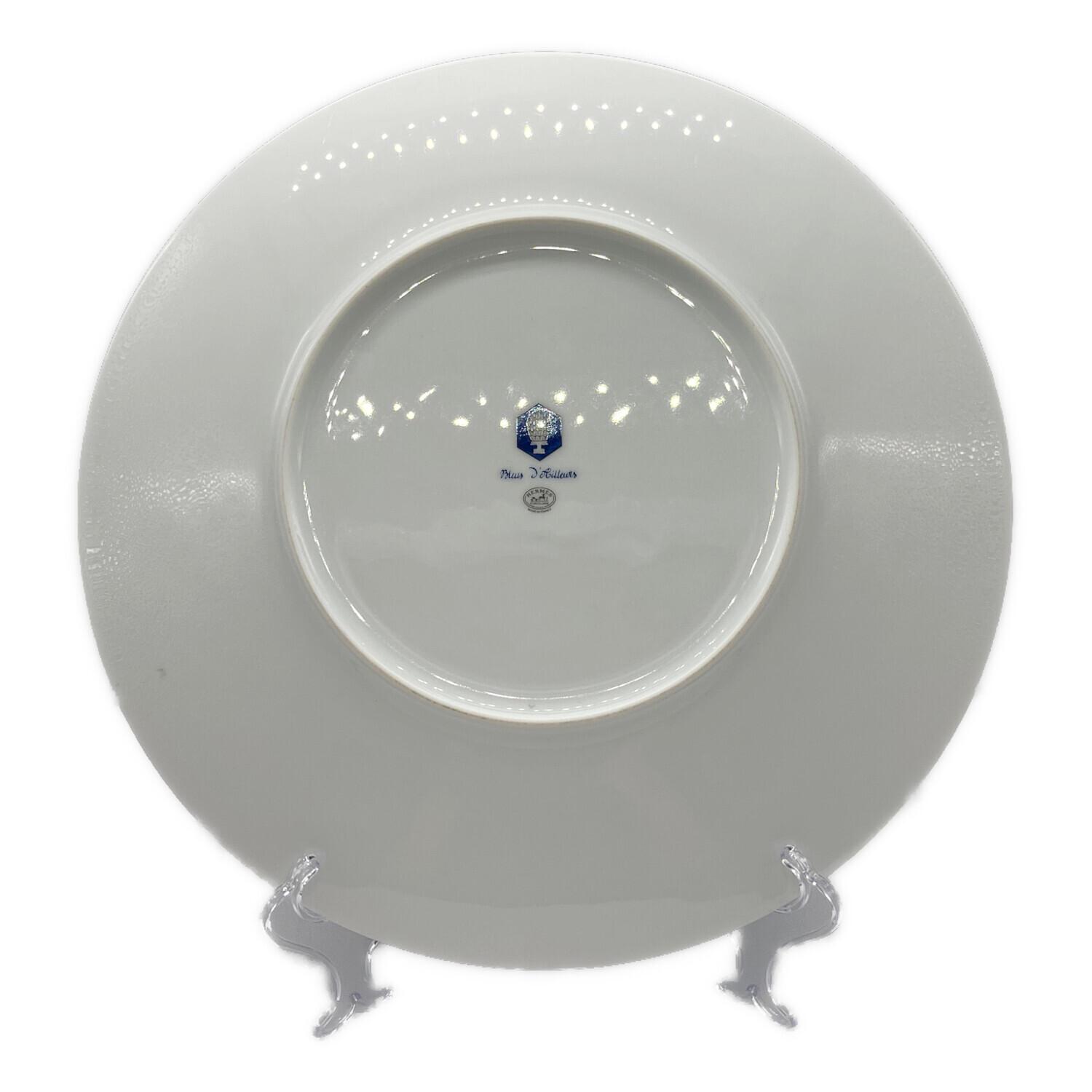 HERMES エルメス デザートプレート 〈ブルー ダイユール〉 エルメス