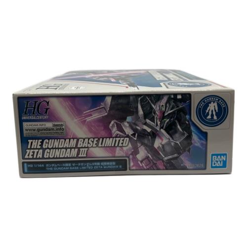 BANDAI (バンダイ) HG 1/144 ゼータガンダム3号機 初期検証型 プラモデル (ガンダムベース限定) ガンプラ