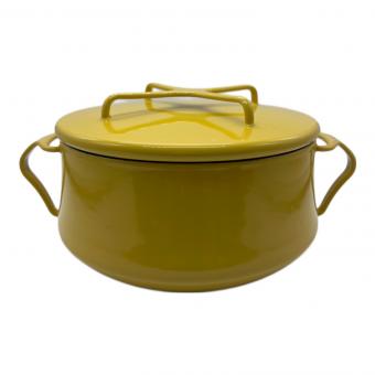 DANSK (ダンスク) 両手鍋 イエロー 18cm ホーロー