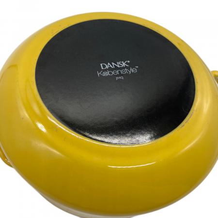 ダンスク DANSK 両手鍋 イエロー 23cm DANSK（ダンスク） 両手鍋 23cm コベンスタイル IH対応 （ 琺瑯鍋 軽量