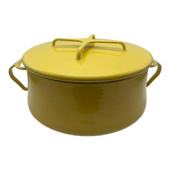 DANSK (ダンスク) 両手鍋 イエロー 24cm ホーロー