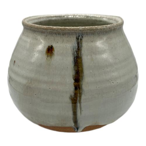 帆柱窯 斑唐津水差