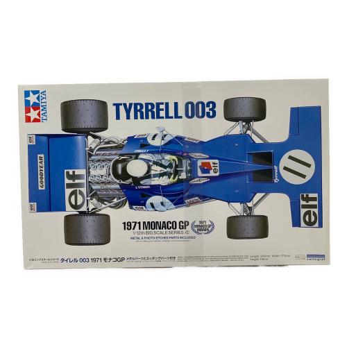 TAMIYA (タミヤ) プラモデル 車 1/12 タイレル 003 1971 モナコGP