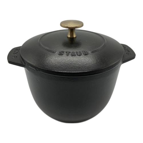 Staub (ストウブ) ラ・ココット de GOHAN ブラック 16cm