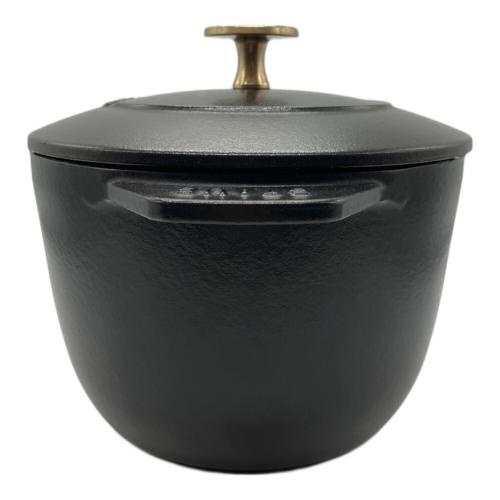 Staub (ストウブ) ラ・ココット de GOHAN ブラック 16cm