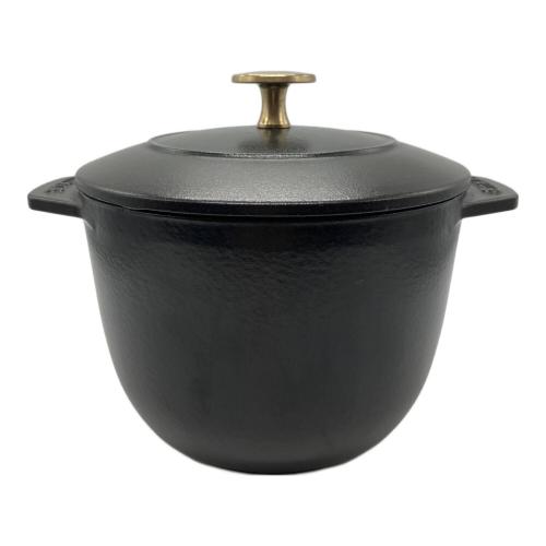 Staub (ストウブ) ラ・ココット de GOHAN ブラック 16cm