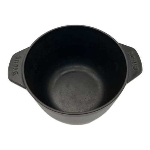 Staub (ストウブ) ラ・ココット de GOHAN ブラック 16cm