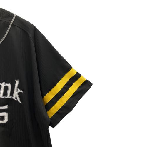 福岡ソフトバンクホークス (フクオカソフトバンクホークス) 応援グッズ SIZE 2XL ブラック Majestic社製 ユニフォーム 山川 #5