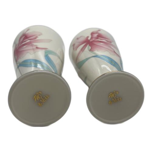 香蘭社 (コウランシャ) カトレアペア ワインカップ