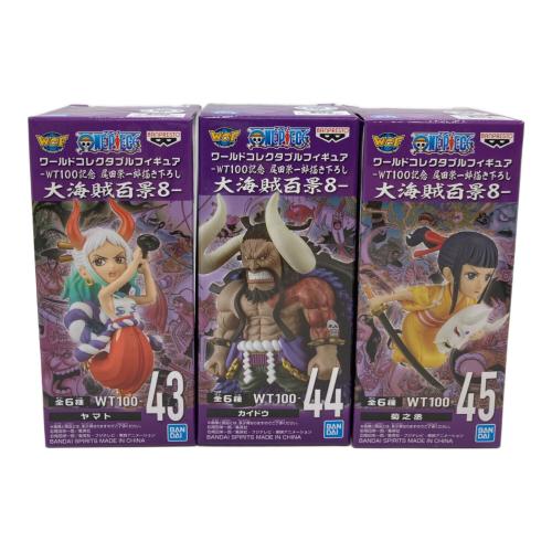 ONE PIECE (ワンピース) フィギュア フルコンプセット ワールドコレクタブルフィギュア WT100記念 尾田栄一郎描き下ろし 大海賊百景8 6種セット