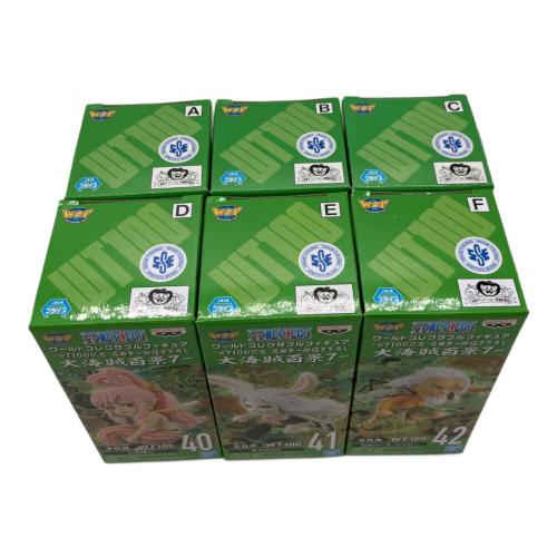 ONE PIECE (ワンピース) フィギュア フルコンプセット ワールドコレクタブルフィギュア WT100記念 尾田栄一郎描き下ろし 大海賊百景7 6種セット