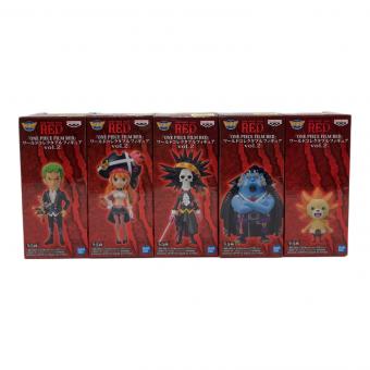 ONE PIECE (ワンピース) フィギュア フルコンプセット ONE PIECE FILM RED ワールドコレクタブルフィギュア Vol.2