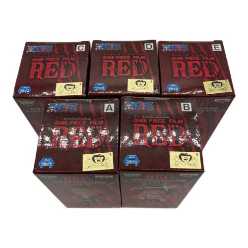 ONE PIECE (ワンピース) フィギュア フルコンプセット ONE PIECE FILM RED ワールドコレクタブルフィギュア Vol.2